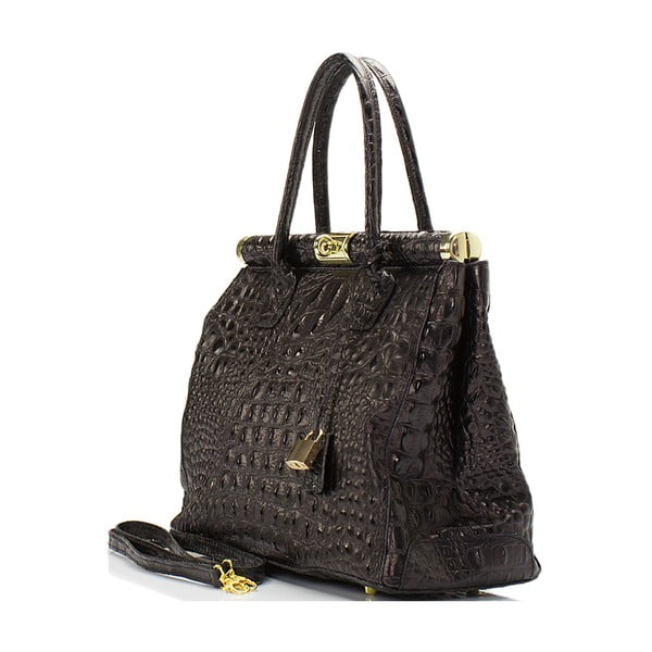 Borsa Lantha in pelle nera - Lisa Minardi-image-2