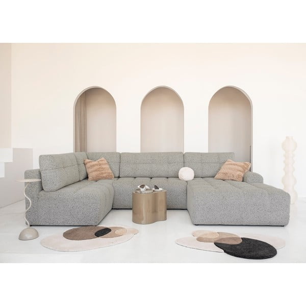 Divano angolare componibile marrone chiaro allungabile/con contenitore (con penisola a sinistra) Lulu – Miuform-image-3