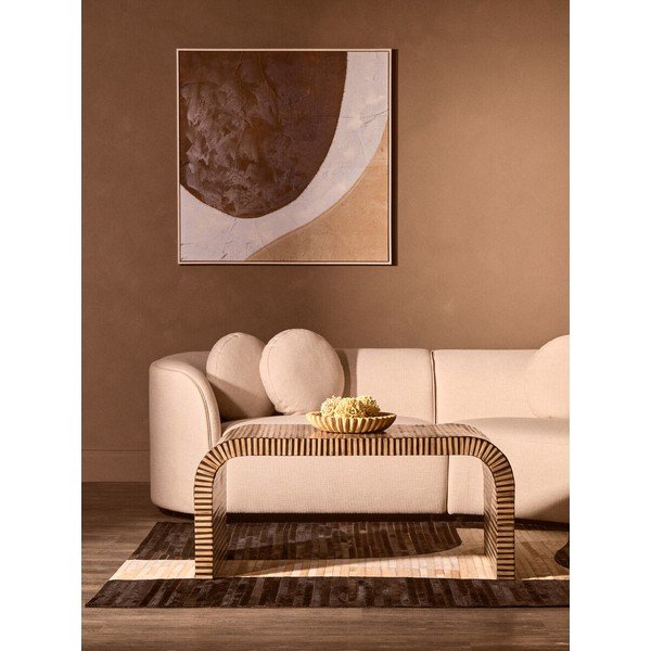 Dipinto con cornice inclusa/dipinto su tela 103x103 cm Astratto – Premier Housewares-image-1