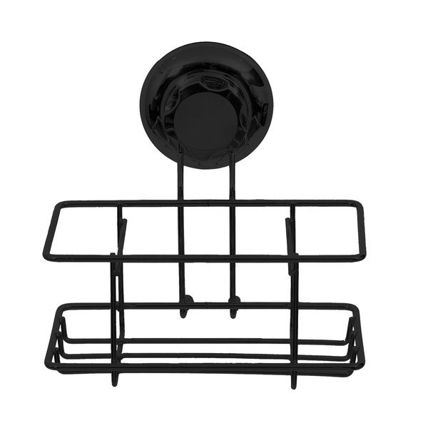 Mensola da bagno a parete nera Bestlock - Compactor-image-4
