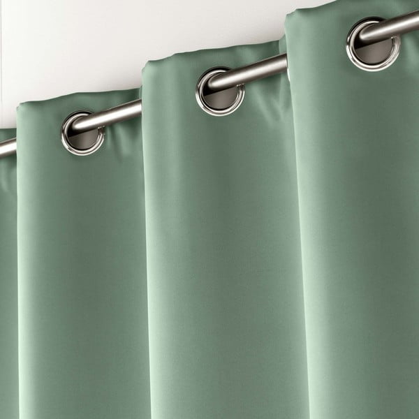 Tenda oscurante verde chiaro 135x240 cm Occult - douceur d'intérieur-image-1