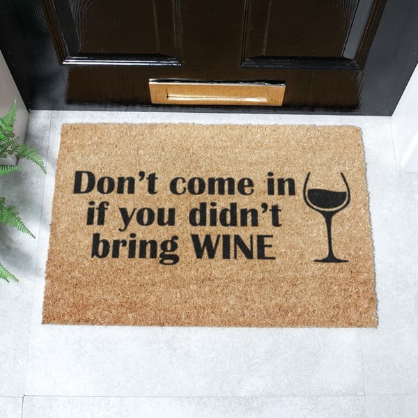 Zerbino in cocco 40x60 cm Without Wine - Artsy Doormats-image-2