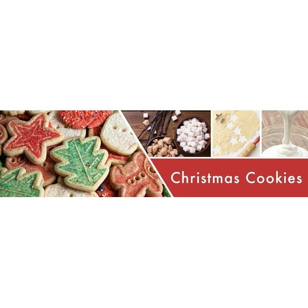 Candela profumata in scatola di vetro Christmas Candy, 150 ore di combustione Christmas Cookies - Goose Creek-image-1