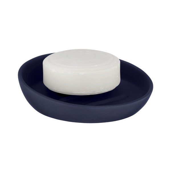 Portasapone in ceramica blu scuro Badi - Wenko-image-1