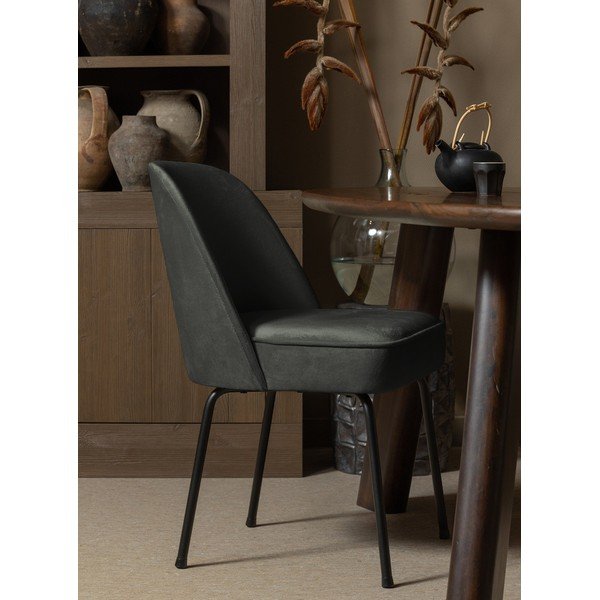 Sedie da pranzo in set verde scuro in velluto 2 pz Vogue – WOOOD-image-1