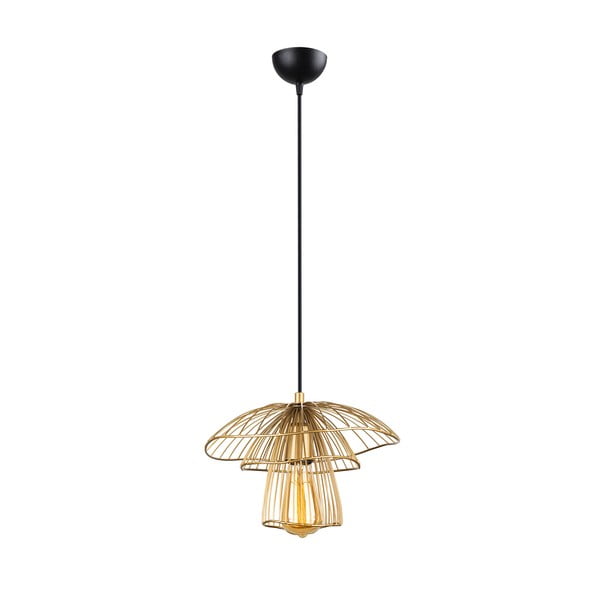 Lampada a sospensione di colore oro , altezza 117 cm Root - Squid Lighting