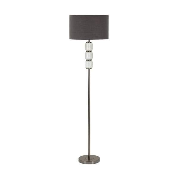 Lampada da terra grigia con paralume in tessuto (altezza 163 cm) Bright - Mauro Ferretti