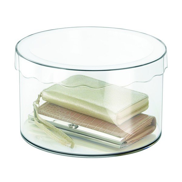 Contenitore trasparente , ⌀ 25,5 cm Clarity - iDesign-image-1