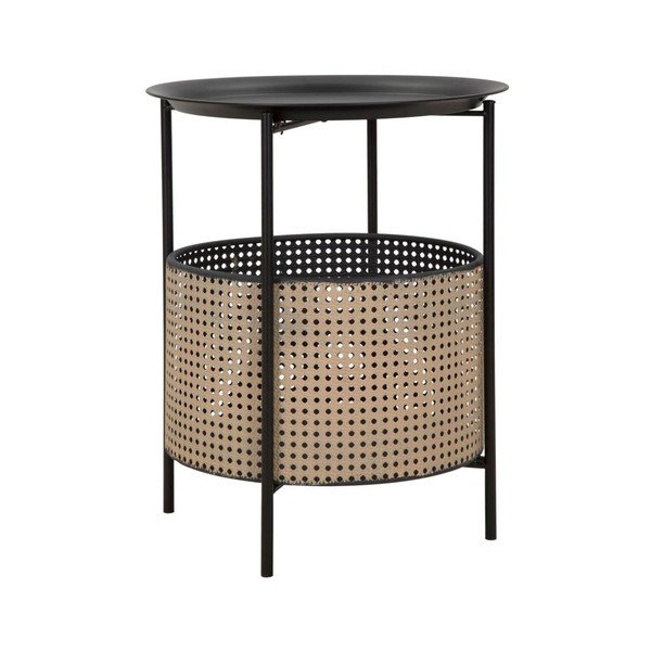 Tavolino rotondo in metallo ø 40 cm Osaka – Mauro Ferretti