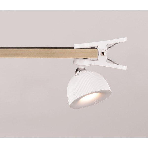 Lampada da tavolo LED bianca dimmerabile con clip (altezza 41 cm) Maxima - Trio-image-1