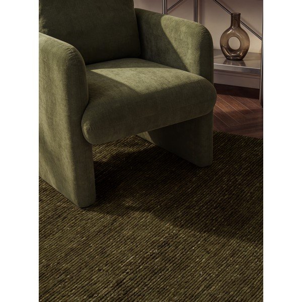 Tappeto verde scuro in lana tessuto a mano 200x290 cm Bexley Woolwich – Ted Baker-image-2