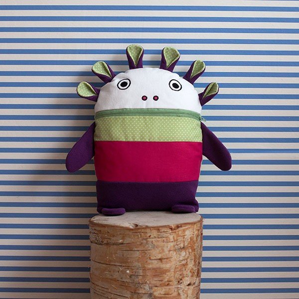 Růžovozelený pyžamožrout Bartex Design, 35 x 30 cm