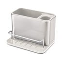 Set portaspugna e detersivo piatti in metallo argentato Surface - Joseph Joseph