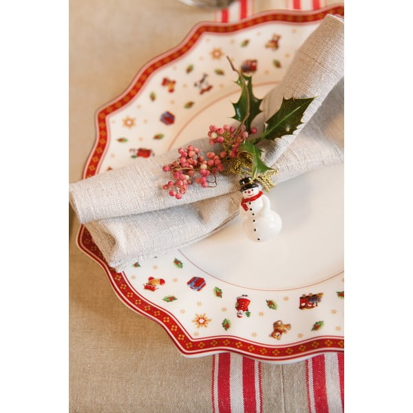 Piatto natalizio in porcellana bianca e rossa, ø 29 cm Toy's Delight - Villeroy&Boch-image-3