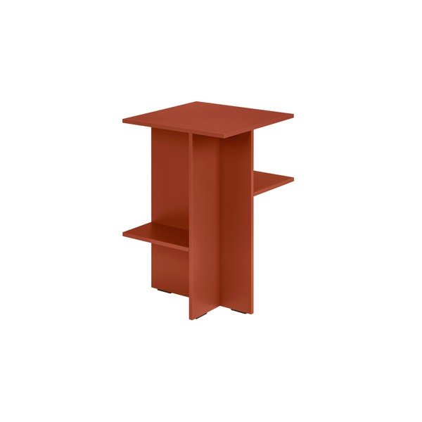 Comodino color terracotta con ripiani Atik – noo.ma-image-2