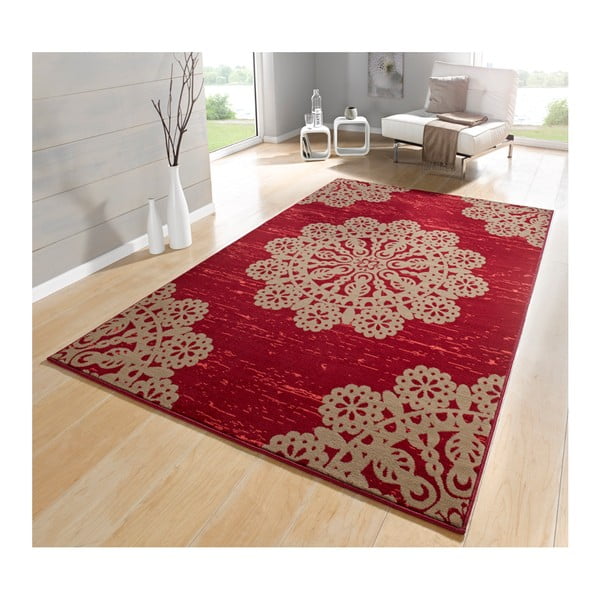 Tappeto rosso Gloria , 160 x 230 cm Lace - Hanse Home-image-1