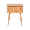 Comodino di colore naturale con effetto rovere Barbier – Zuiver