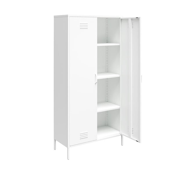 Armadio in metallo bianco 90x185 cm Mission District - Støraa-image-3