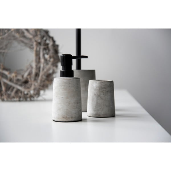 Distributore di sapone in cemento grigio Villena - Wenko-image-1