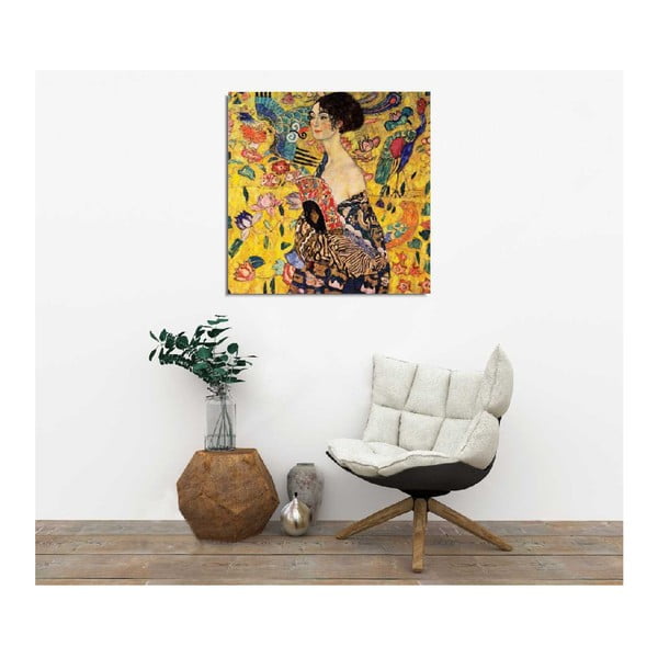 Riproduzione murale su tela, 45 x 45 cm Gustav Klimt - Wallity-image-1