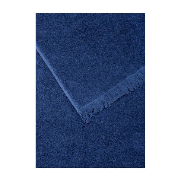 Set di 2 asciugamani blu navy e 2 teli da bagno in 100% cotone, 50 x 90 + 70 x 140 cm. - Bonami Selection-image-2