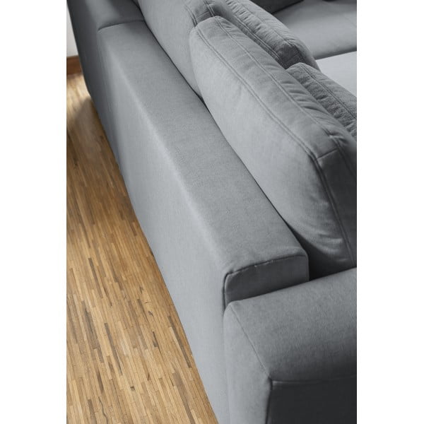 Divano letto angolare grigio (variabile) Homely Tommy - Miuform-image-2