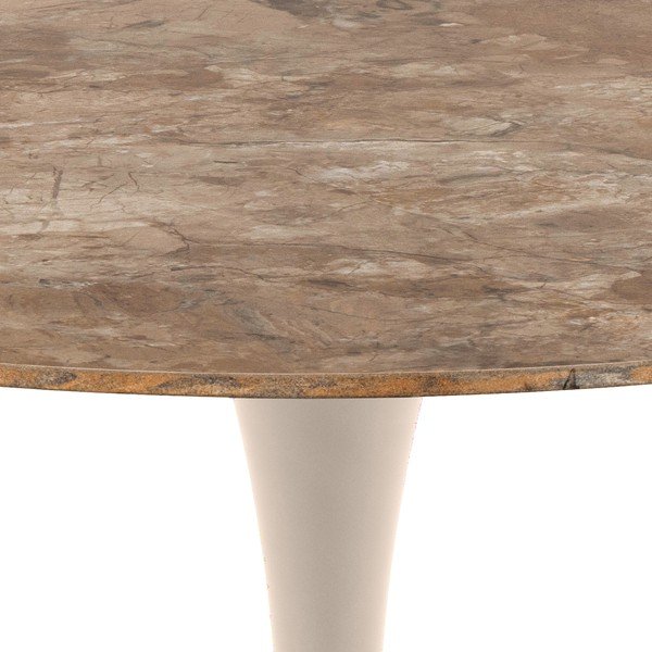 Tavolo da pranzo rotondo con piano in ceramica ø 90 cm Malta – Actona-image-4