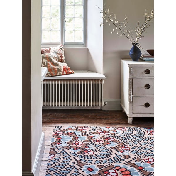 Tappeto in lana marrone 200x300 cm Paisley - Agnella-image-1