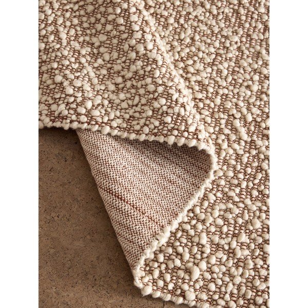 Tappeto beige in misto lana tessuto a mano 120x170 cm Claude – MADE-image-4