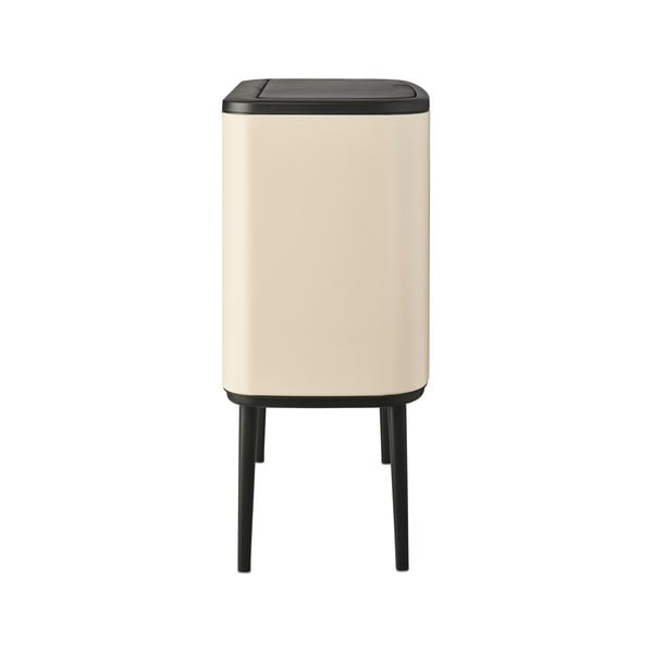 Bidone in acciaio beige touch per raccolta differenziata 33 l Bo Touch Bin - Brabantia-image-3