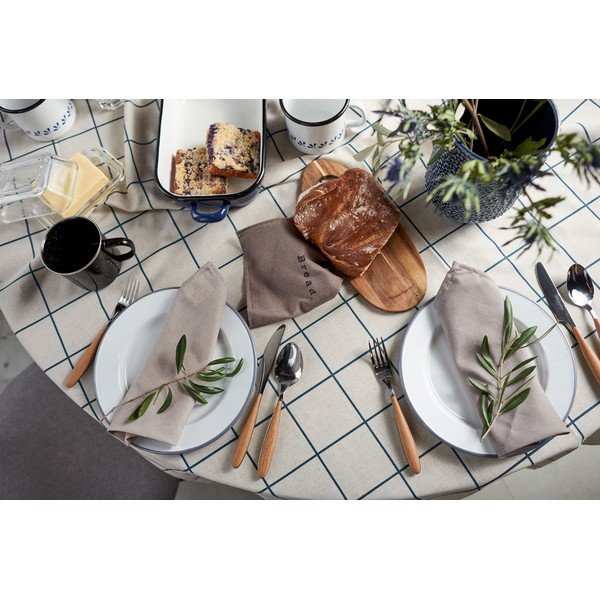 Set di 4 tovaglioli in lino grigio, 43 x 43 cm - Really Nice Things-image-4