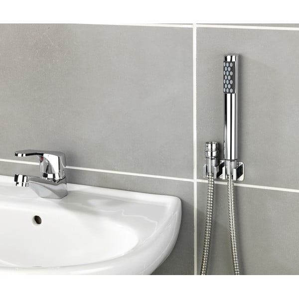 Flessibile doccia per lavabo con doppio supporto a parete - Wenko-image-2