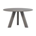 Tavolo da pranzo rotondo in rovere massiccio ø 129 cm Rhonda – WOOOD