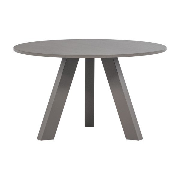 Tavolo da pranzo rotondo in rovere massiccio ø 129 cm Rhonda – WOOOD