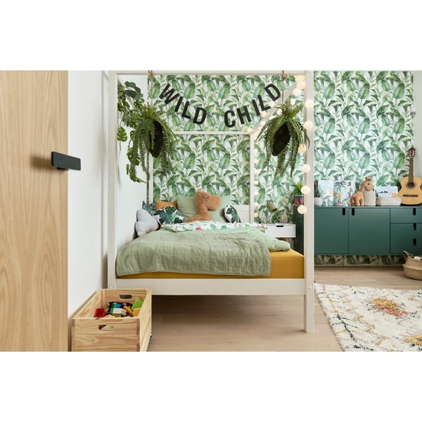 Letto bianco per bambini 90x200 cm PINO CANOPY - Vipack-image-4