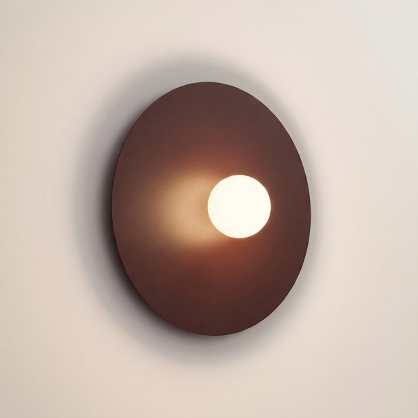 Lampada da parete marrone in metallo ø 50 cm AKE – Thoro-image-4