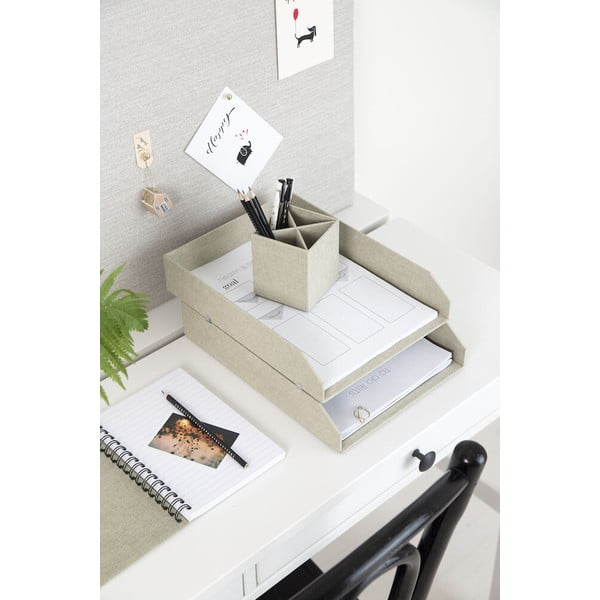 Organizer in cartone per documenti in set da 2 Hakan - Bigso Box of Sweden-image-1