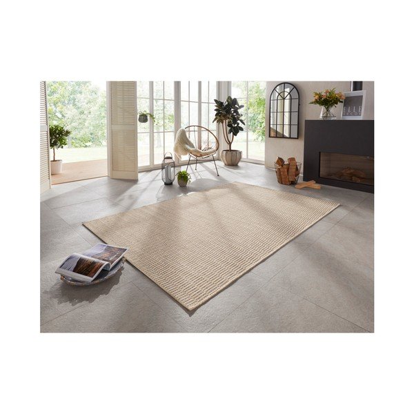 Tappeto crema adatto all'esterno Dreux, 160 x 230 cm Brave - Elle Decoration-image-1