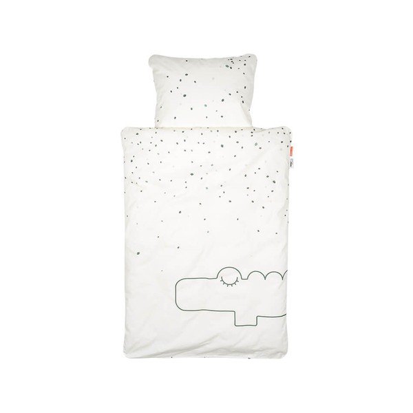 Biancheria per lettino in cotone, 100 x 140 cm Croco - Done by Deer-image-1