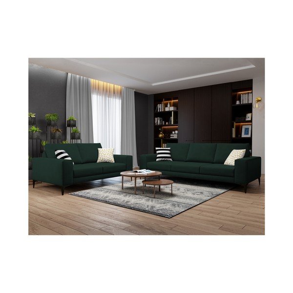 Zelená dvoumístná pohovka Cosmopolitan Design Lugano-image-4