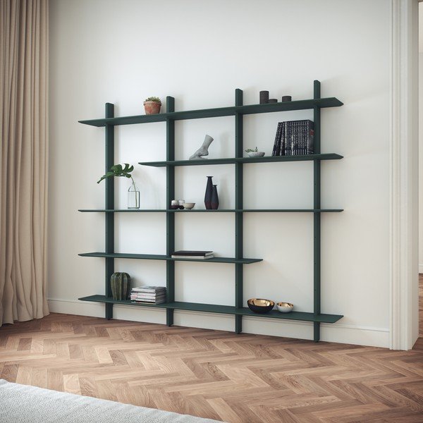 Scaffale modulare verde 224x190 cm Bridge - Tenzo-image-1