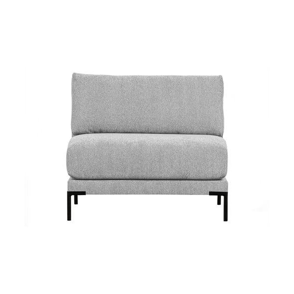 Modulo divano grigio chiaro (parte centrale) Couple - WOOOD-image-1