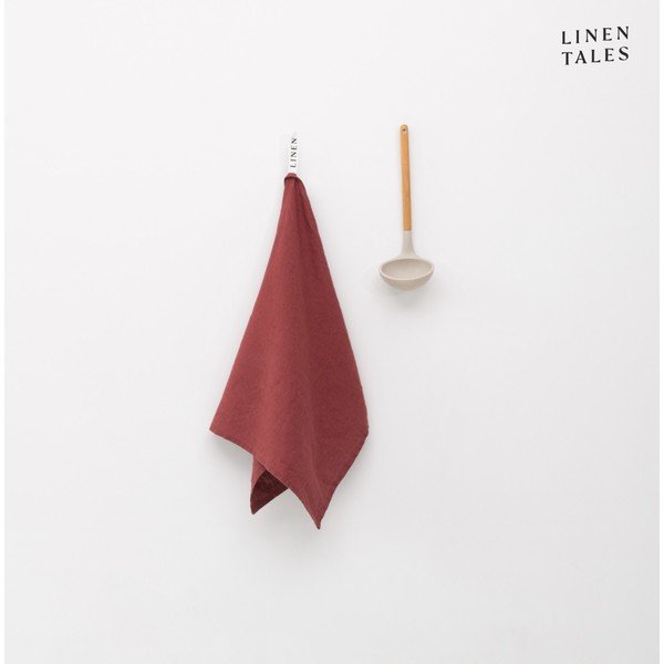 Strofinaccio in lino 45x65 cm Marsala – Linen Tales