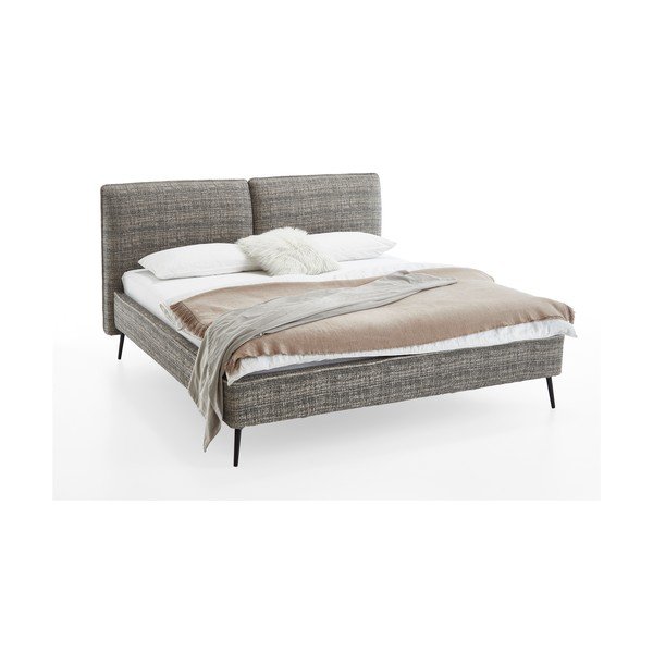 Letto matrimoniale imbottito verde scuro rete non inclusa 160x200 cm Infinity – Meise Möbel-image-4