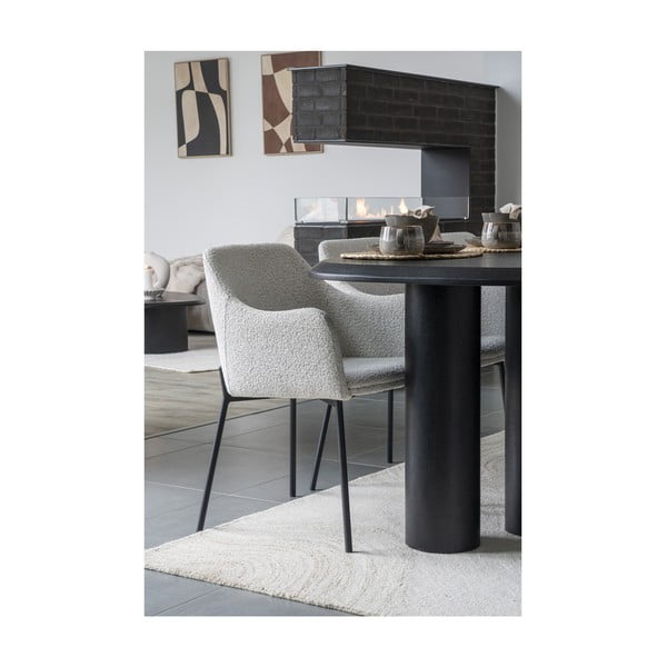 Tavolo da pranzo con piano effetto frassino 100x220 cm Tirano - House Nordic-image-4