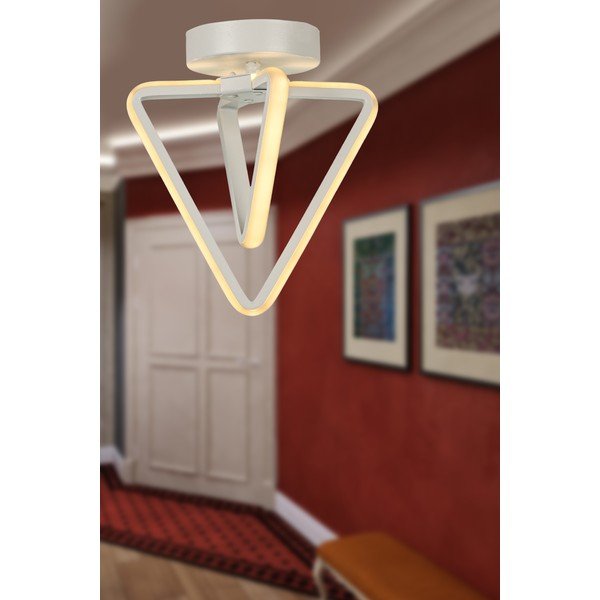 Plafoniera LED bianca in metallo Baris – Squid Lighting-image-1