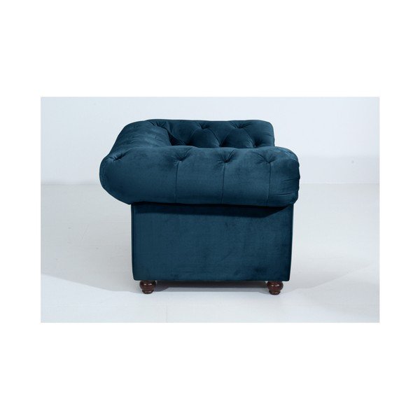 Poltrona blu Orleans Velvet - Max Winzer-image-2