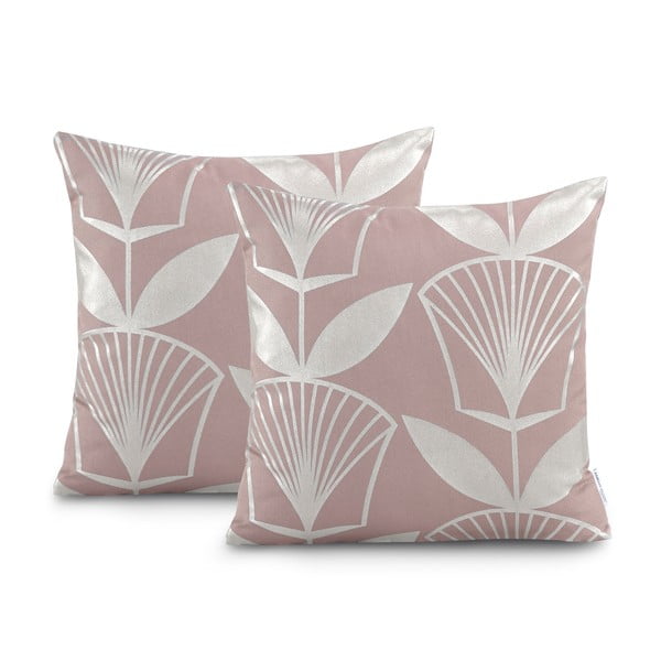 Federe in set da 2 45x45 cm Oxford Floris - AmeliaHome-image-1