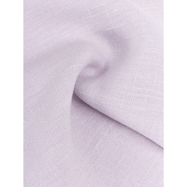 Federa decorativa in lino viola, 30 x 50 cm Luana - Westwing Collection-image-1