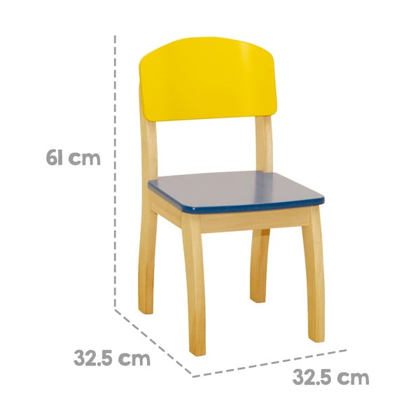 Sedia per bambini gialla – Roba-image-2